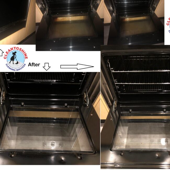 Oven before after